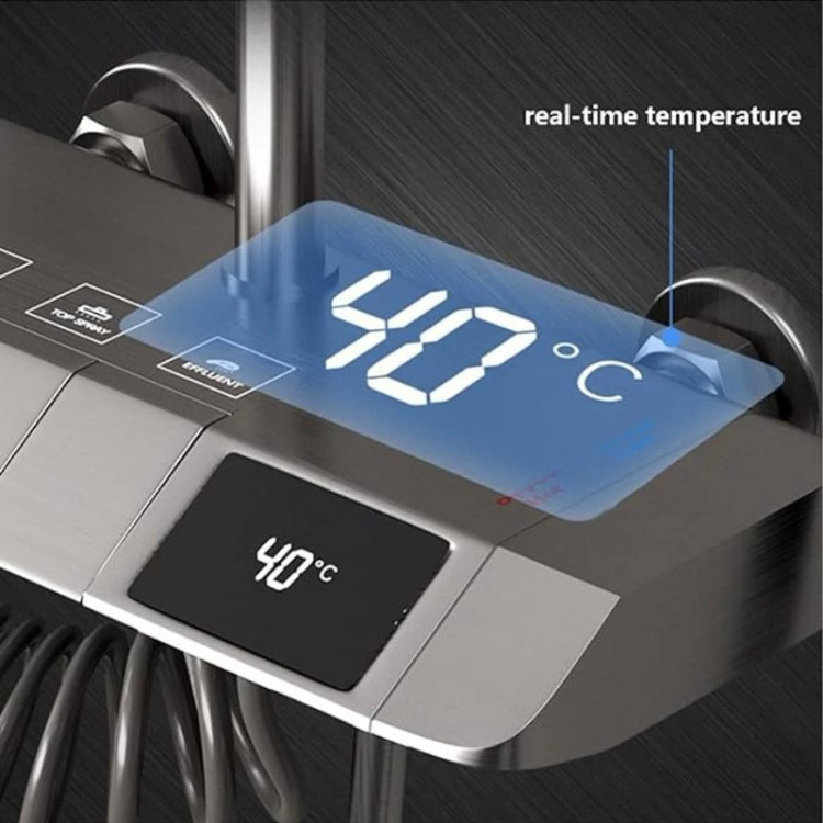 دوش حمام پیانویی هایشن مدل 8099 با نمایشگر دیجیتال پیشرفته