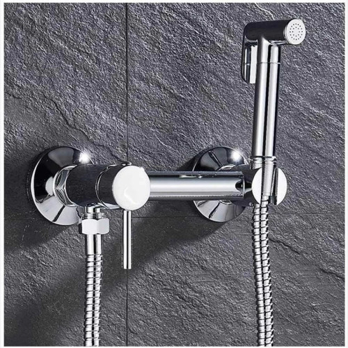 «شیر توالت سرد و گرم با نازل و شلنگ»