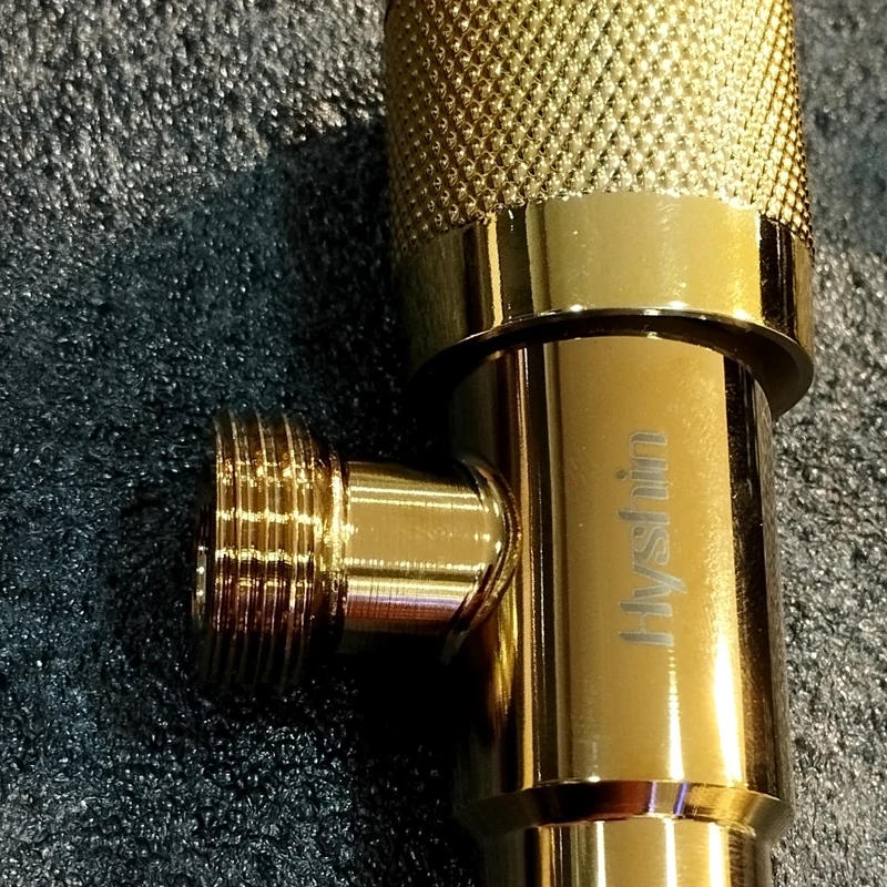 شیر پیسوار توالت فرنگی درجه یک بدنه برنجی خالص با آبکاری نیکل‌کروم – مناسب اتصال شلنگ بهداشتی و جلوگیری از نشتی