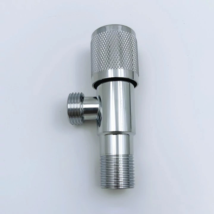 شیر پیسوار برنجی آبکاریشده با سطح صاف و براق – مناسب سیستم لولهکشی خانگی