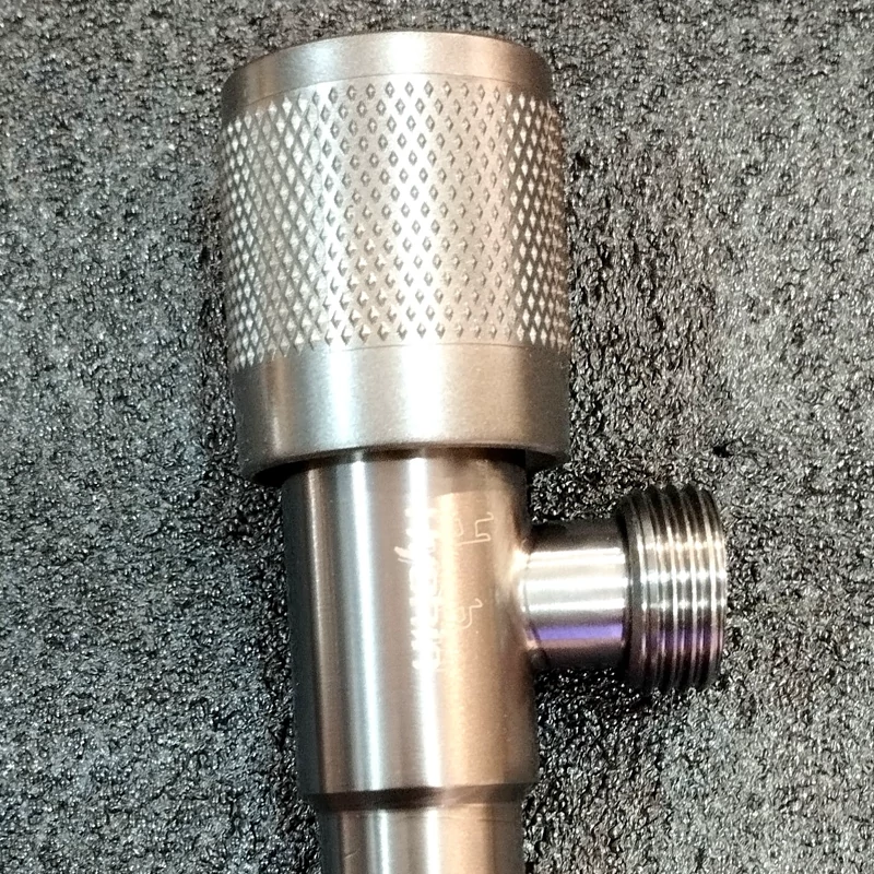 شیر پیسوار برنجی با رزوه استاندارد و آبکاری کروم جهت اتصال شلنگ بهداشتی