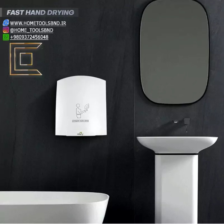 نصب خشک کن دست G-22 در سرویس بهداشتی