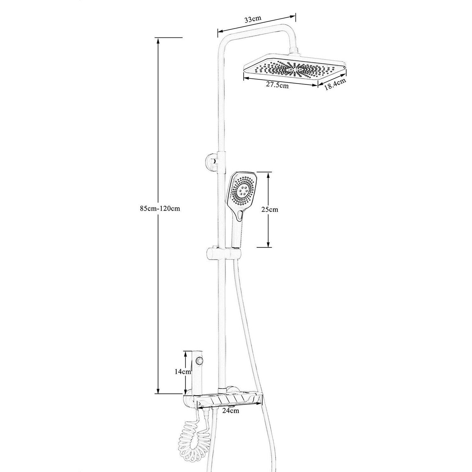 عکس دوش حمام پیانویی هوا دیائو دودی