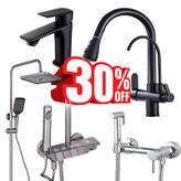 ست لوکس شیرآلات ساختمان دوش پیانویی شیر روشویی شیر ظرفشویی و شیر توالت