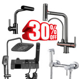 ست کامل شیرآلات لوکس ۴ عددی برای حمام و آشپزخانه