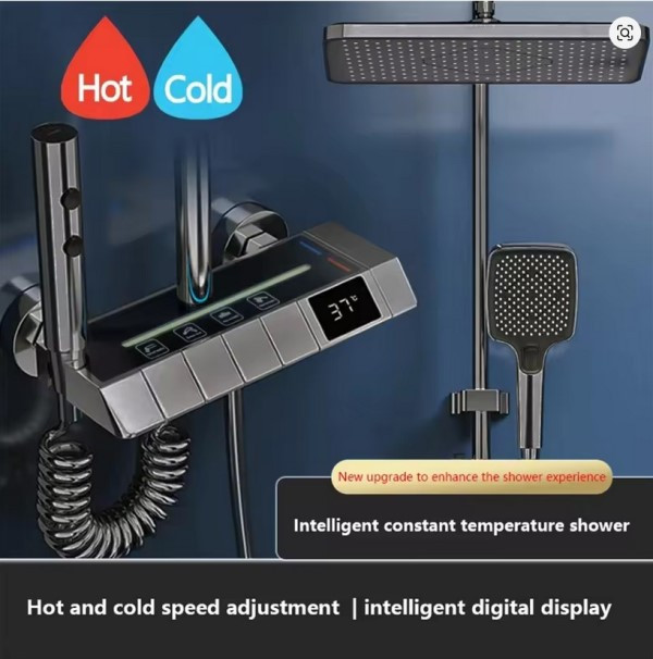 دوش حمام پیانویی SAN MARINO مدل 0003G با نمایشگر دیجیتال