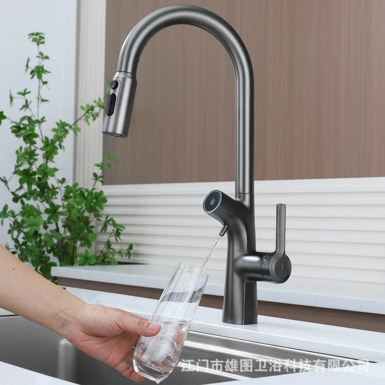 شیر ظرفشویی دکمهای با قابلیت تصفیه آب