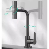 چرخش 360 درجه شیر ظرفشویی مدل 407