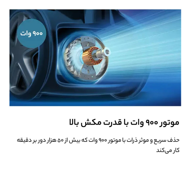 عکس خروجی هوای پاک با فیلتر HEPA13 در XD8052