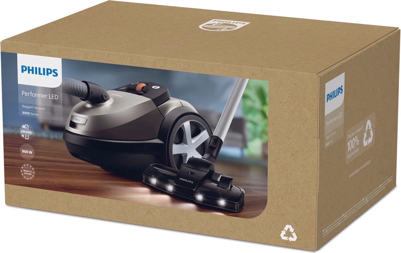 نمای کامل جاروبرقی فیلیپس مدل XD8052