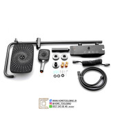 دوش حمام لوکس با طراحی پیانویی مدرن