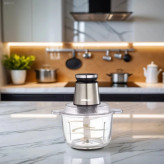 تصویر اصلی: خردکن ۳ لیتر بیسمارک BM160 Titan با بدنه استیل و کاسه شیشهای