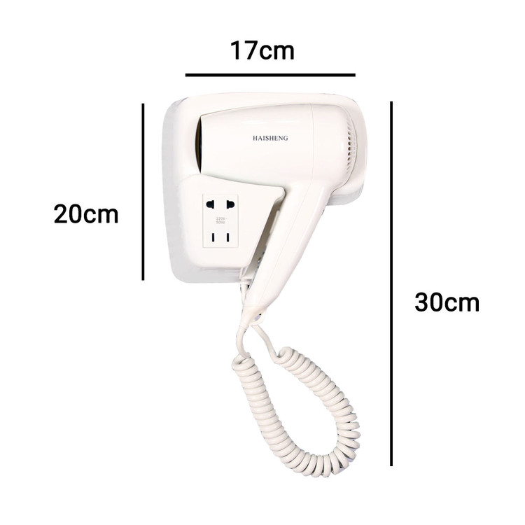 ابعاد مناسب سشوار SafeDry برای استفاده در اتاق مهمان