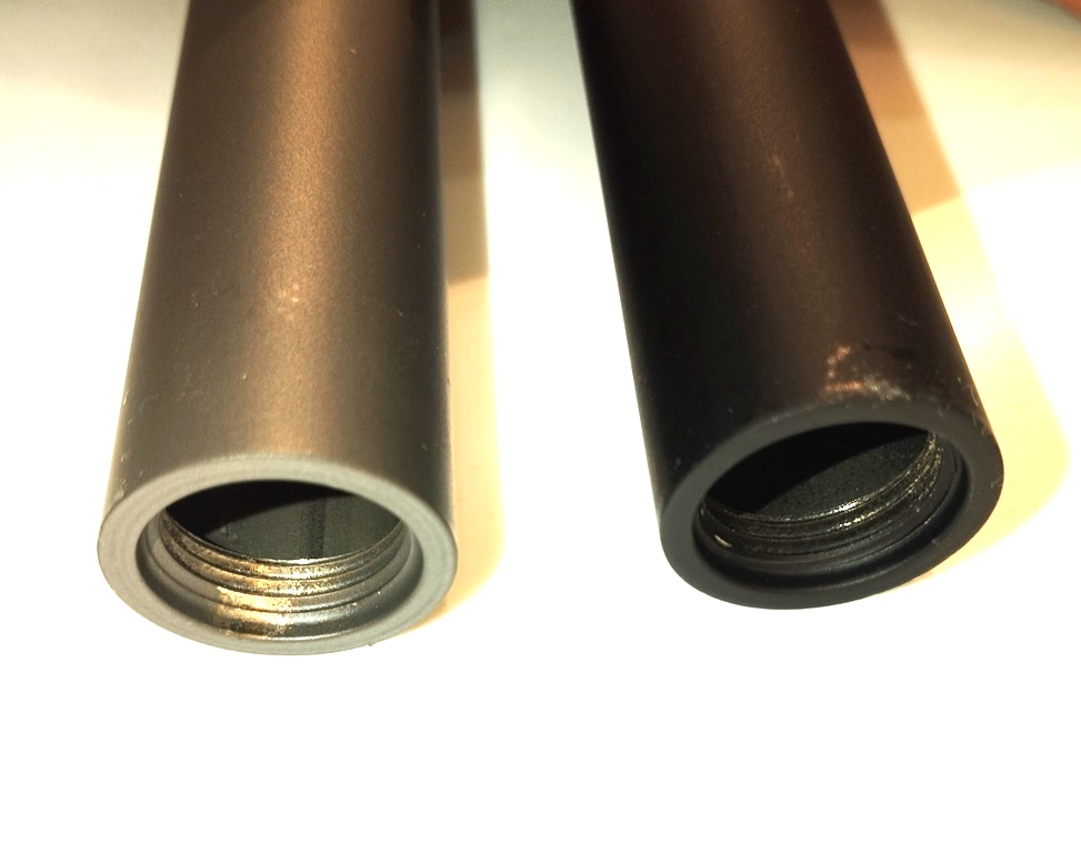 نمای نزدیک اتصال پیچی تبدیل ارتفاع دوش پیانویی (جنس برنج)