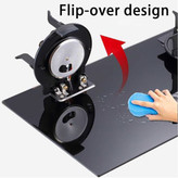 نمای بسته گاز تاشو JEC؛ سطح کابینت کاملاً یکدست و مخفی