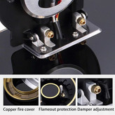 نمای بسته گاز تاشو JEC؛ سطح کابینت کاملاً یکدست و مخفی
