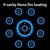 نمای بسته گاز تاشو JEC؛ سطح کابینت کاملاً یکدست و مخفی