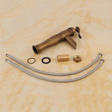 شیر روشویی پایه بلند BambooFaucet مدل بامبو با طراحی آبشاری