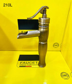 شیر روشویی طلایی مات BambooFaucet – طراحی یونیک و مینیمال
