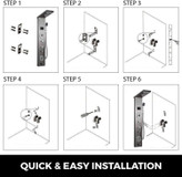 بهترین قیمت پنل دوش لوکس با ۷ روز گارانتی معتبر
