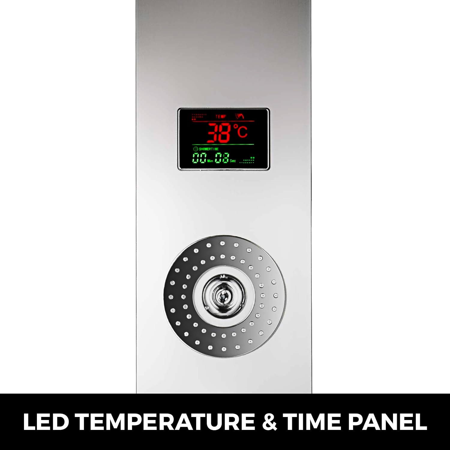 قابلیت‌های پنل دوش PING: تنظیم دما، ماساژ و زمان‌سنج دوش