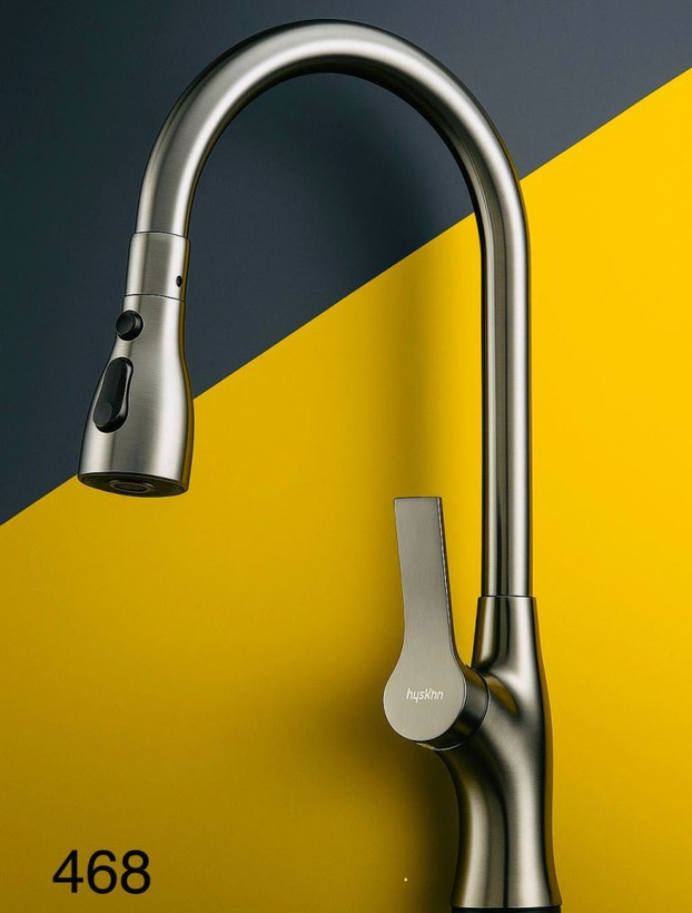 مقایسه شیر شاوری Hyshin با شیرآلات ظرفشویی ساده