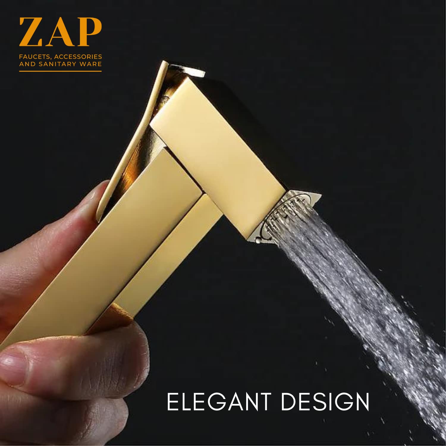 دوش دستی توالت استیل ۳۰۴ با قابلیت تنظیم فشار آب