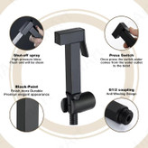 دوش دستی توالت استیل ۳۰۴ با قابلیت تنظیم فشار آب