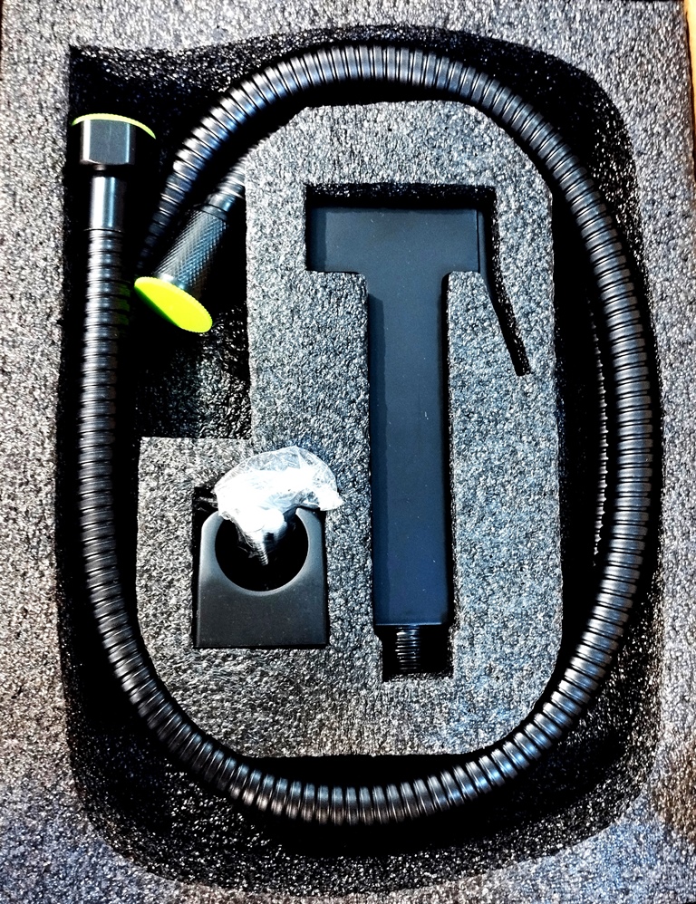 دوش دستی توالت استیل ۳۰۴ با قابلیت تنظیم فشار آب