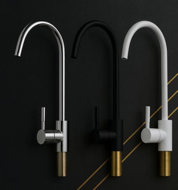 شیر آب تصفیه رومیزی با طراحی مدرن و مینیمال