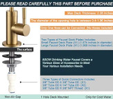 شیر آب تصفیه رومیزی با طراحی مدرن و مینیمال