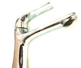 شیر روشویی هایشن HS-107 کروم براق با بدنه برنجی