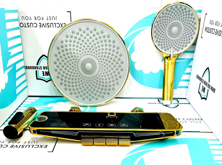 سردوش بارانی بزرگ و دوش دستی سه حالته دوش دیجیتال هودایائو