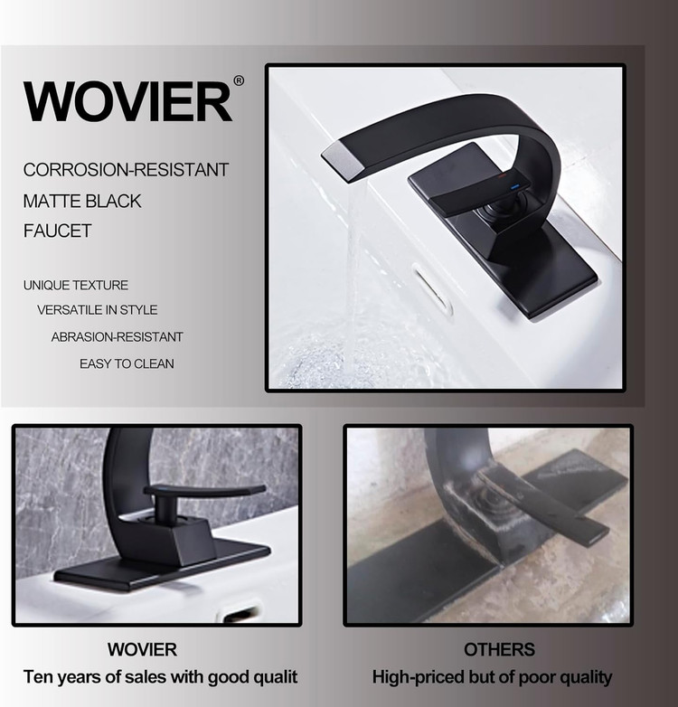 پایه محکم و ثابت شیر روشویی HS-586 برای نصب آسان و ایمن