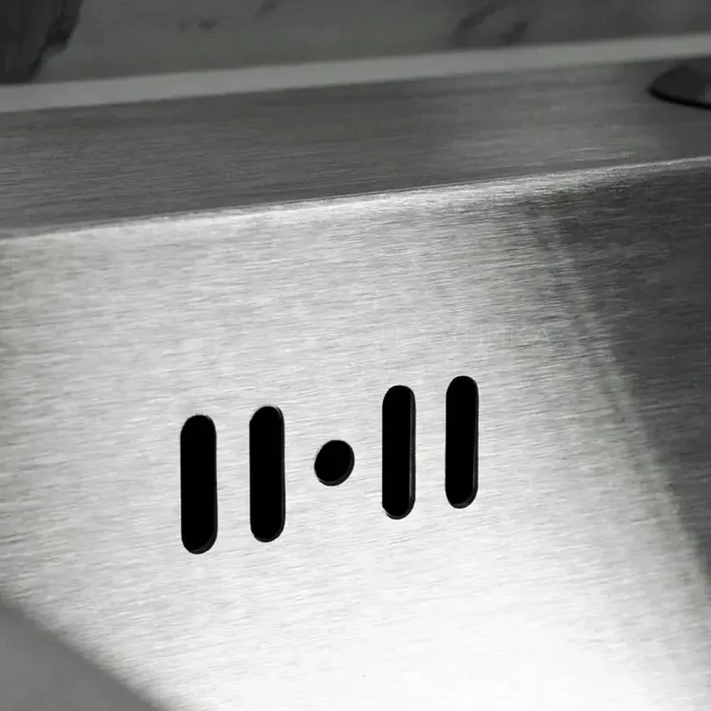 استیل SUS 304 سینک ظرفشویی برای مقاومت در برابر زنگ‌زدگی