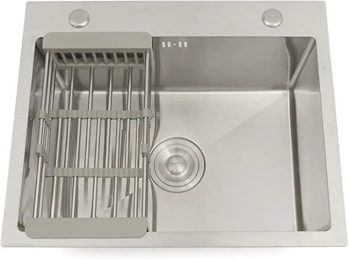 استیل SUS 304 سینک ظرفشویی برای مقاومت در برابر زنگ‌زدگی