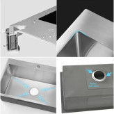 پدهای صداگیر زیر لگن سینک هوادیائو برای کاهش نویز