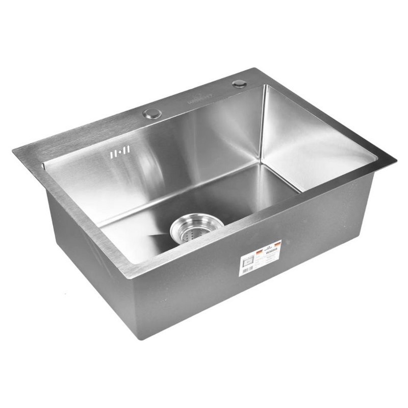 سینک تک لگن ۴۰x۴۰ هوادیائو استیل ضد زنگ SUS 304