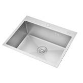 سینک تک لگن ۴۰x۴۰ هوادیائو استیل ضد زنگ SUS 304