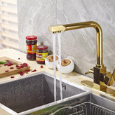 بهترین قیمت شیر سهکاره آشپزخانه Hyshin با قابلیت اتصال به دستگاه تصفیه آب