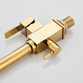 جزئیات بدنه تمام برنجی و آبکاری کروم/ساتن شیر لوکس Hyshin