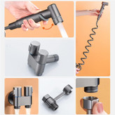 شیرآلات بهداشتی رنگ دودی دیکالان مناسب توالت فرنگی