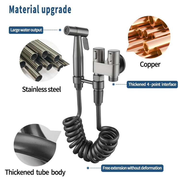بهترین قیمت شیر شاتاف دو خروجی دیکالان رنگ دودی با گارانتی ۷ روزه