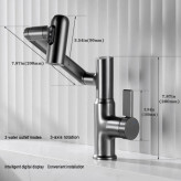 شیر روشویی بازویی ۱۰۸۰ درجه City Market با قابلیت چرخش سهبعدی