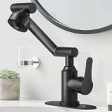 اهرم کنترل تک دسته شیر روشویی برای تنظیم دما و فشار