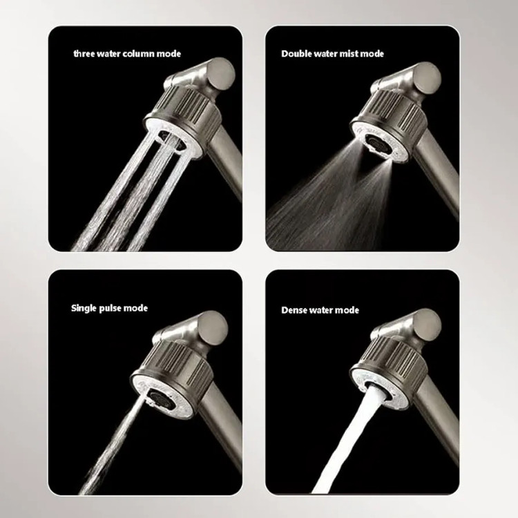 شیر روشویی ۳۶۰ درجه Huadiao با نازل چند حالته پاشش