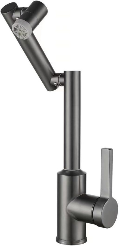 شیر روشویی ۳۶۰ درجه با نازل چند حالته پاشش و قابلیت چرخش کامل