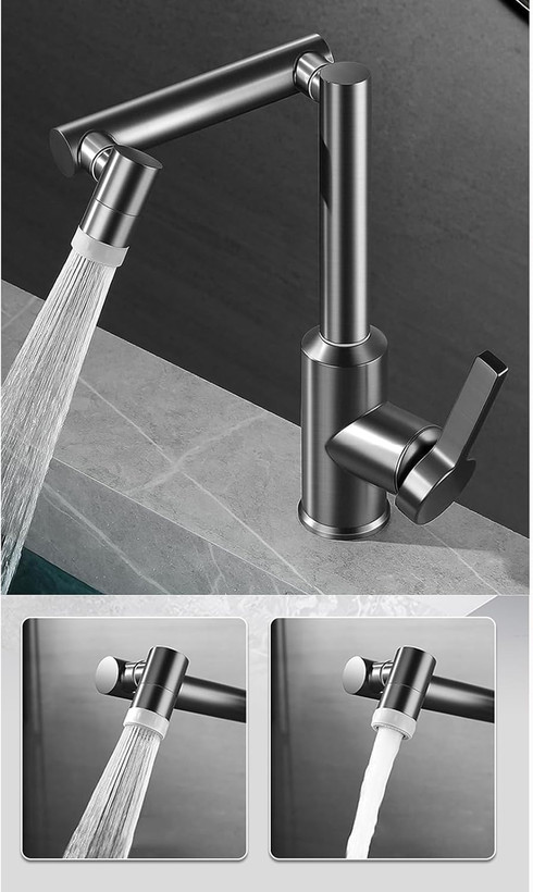 سردوش شیر روشویی با قابلیت تغییر حالت پاشش (فوم، جت)