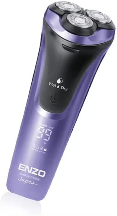 ریشتراش شارژی با نمایشگر LED برای نشان دادن وضعیت باتری