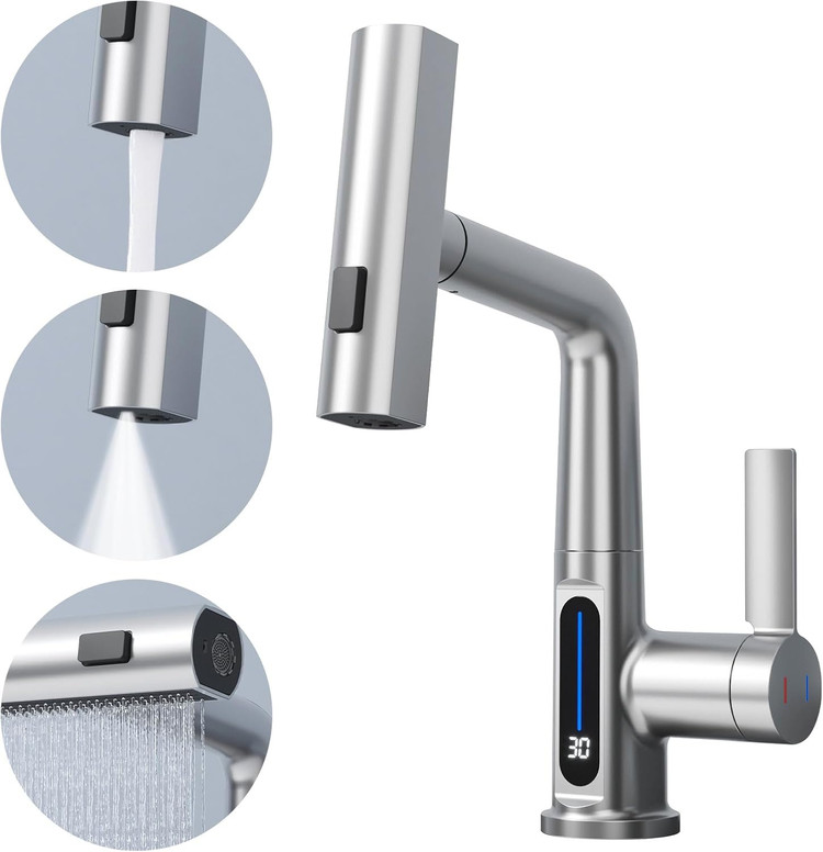 عکس شیر ظرفشویی 360 درجه دیجیتال